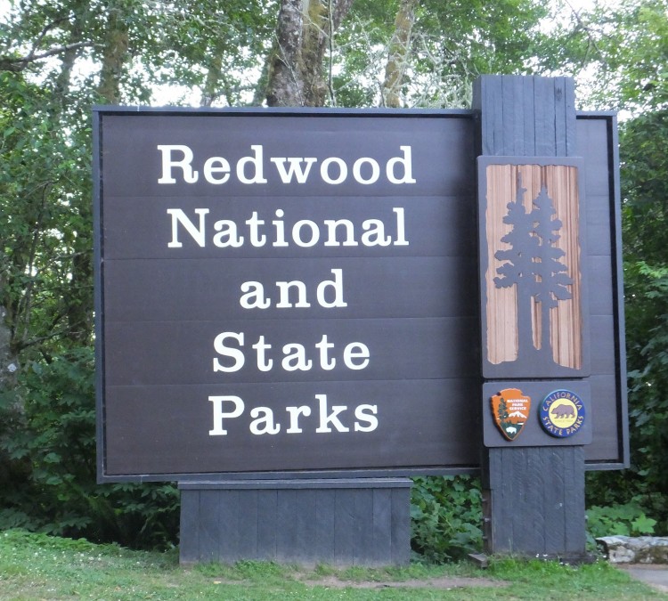 Sign of Redwood National and State Parks (Klamath,&nbspCA)